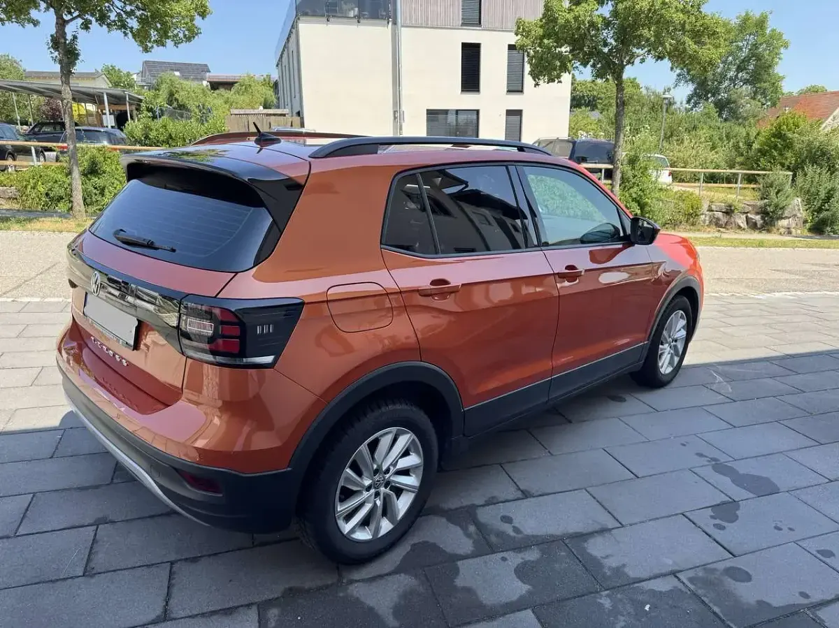 Gebraucht VW T-Cross Life 95 PS (69 kW) 2019 Orange SUV