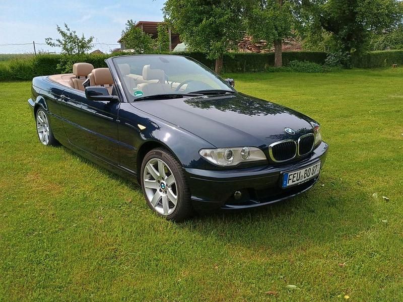 Blau Gebraucht 2006 BMW 320 Cabriolet Sport Line Cabrio | 16.000 € (Teuer) - Bild 1/4