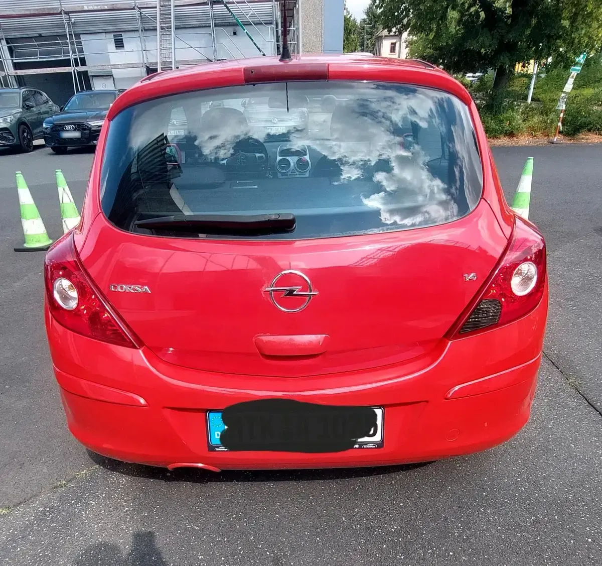 Gebraucht Opel Corsa 80 PS (58 kW) 2007 Rot Kleinwagen
