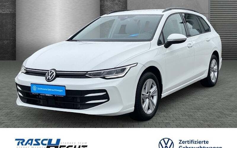 Weiß Gebraucht 2024 VW Golf VIII Life Kombi | 28.830 € (Fairer Preis) - Bild 1/4