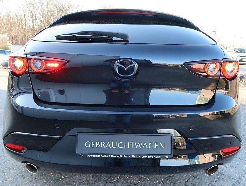 Gebraucht Mazda 3 Exclusive-Line 186 PS (136 kW) 2024 Jet black metallic (metallic) Limousine