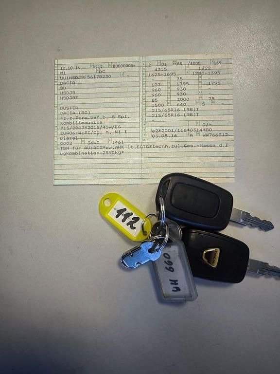 Gebraucht Dacia Duster Ambiance 109 PS (80 kW) 2016 Gletscherweiss SUV