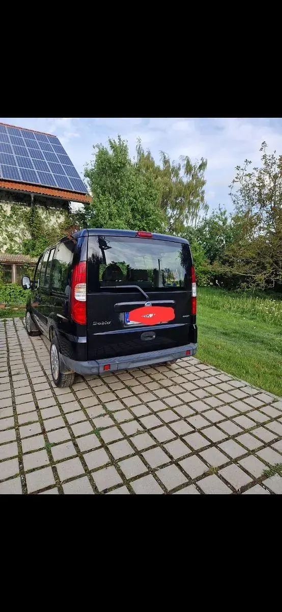 Gebraucht Fiat Doblò Dynamic 84 PS (61 kW) 2007 Schwarz Van / Kleinbus