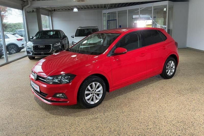 Gebraucht VW Polo Highline 2019 Rot Limousine