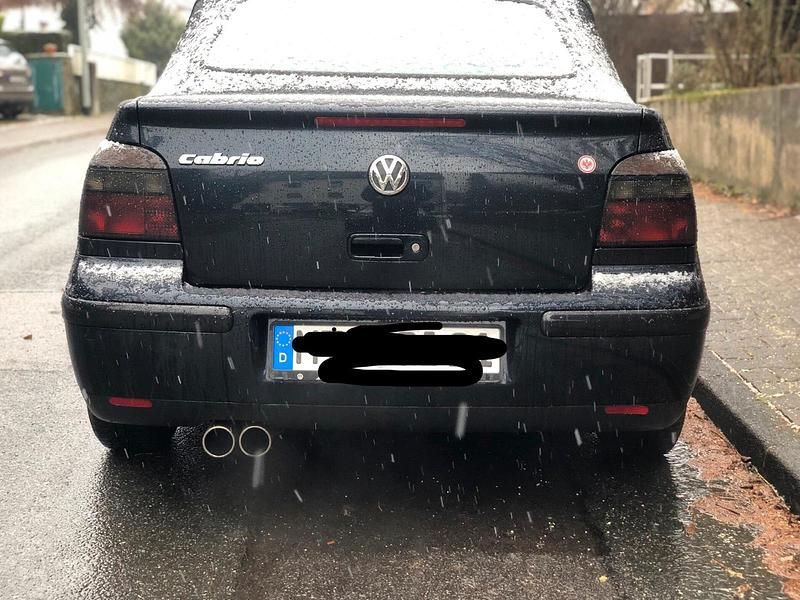 Blau Gebraucht 2000 VW Golf Cabriolet Cabrio | 1.450 € (Superpreis) - Bild 1/4