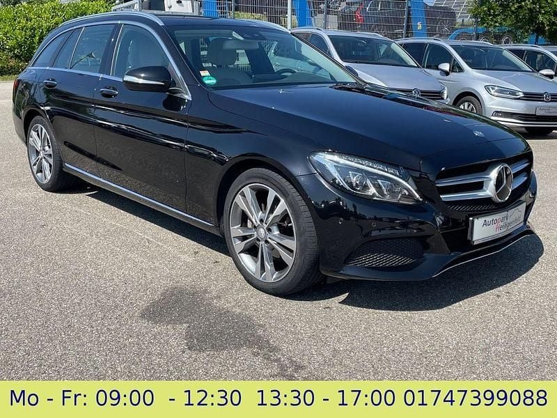 Schwarz Gebraucht 2015 Mercedes C220 Avantgarde Limousine | 13.499 € (Guter Preis) - Bild 1/4