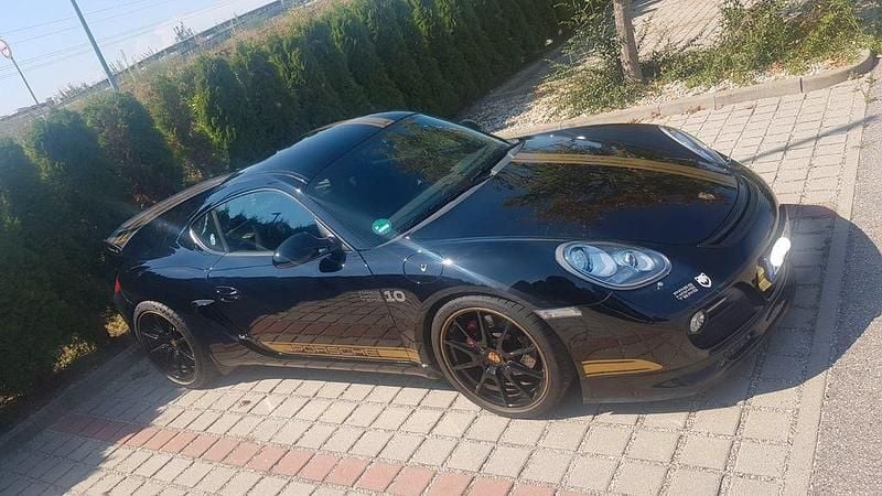 Schwarz Gebraucht 2011 Porsche Cayman S Black Edition Coupé | 52.900 € - Bild 1/4