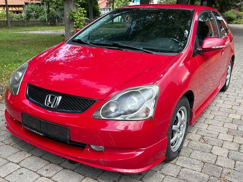 Rot Gebraucht 2004 Honda Civic Sport Limousine | 2.890 € (Fairer Preis) - Bild 1/4