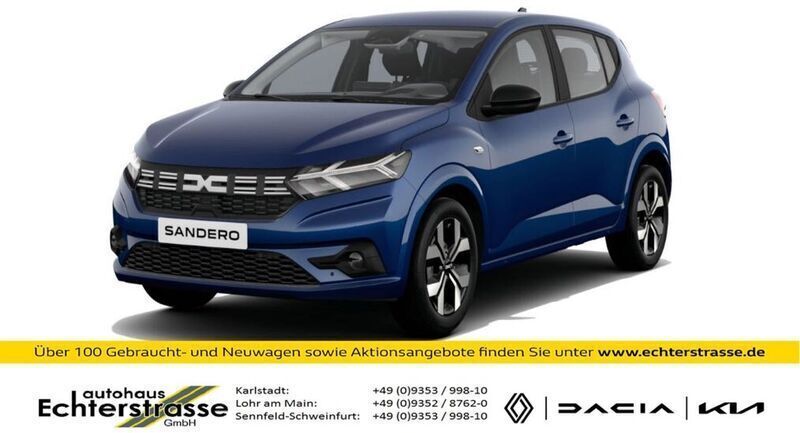 Blau Neu 2025 Dacia Sandero Journey Kleinwagen | 23.263 € - Bild 1/3