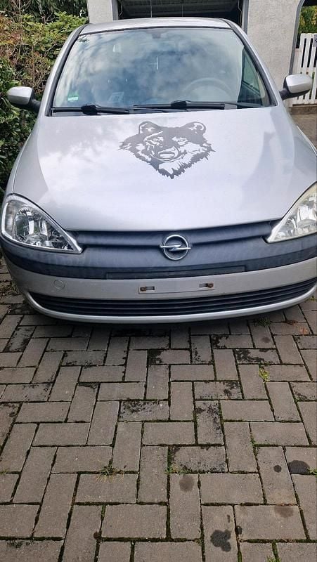 Silber Gebraucht 2002 Opel Corsa Kleinwagen | 450 € (Superpreis) - Bild 1/4