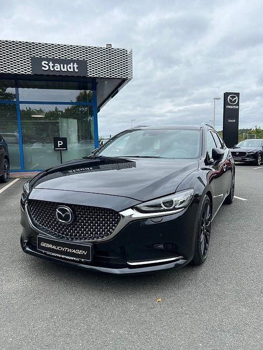 Jet black Gebraucht 2022 Mazda 6 Kombi | 27.980 € (Fairer Preis) - Bild 1/4