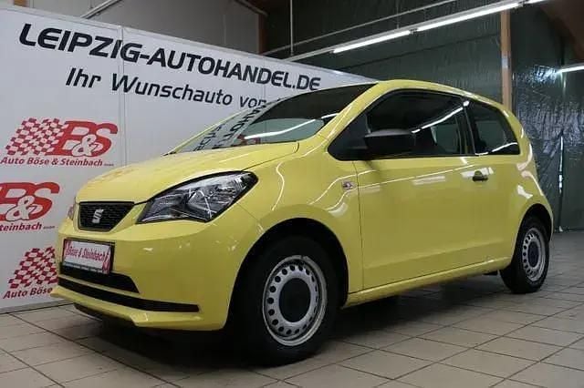 Begagnad Seat Mii Reference 60 HK (44 kW) 2017 Gul Halvkombi