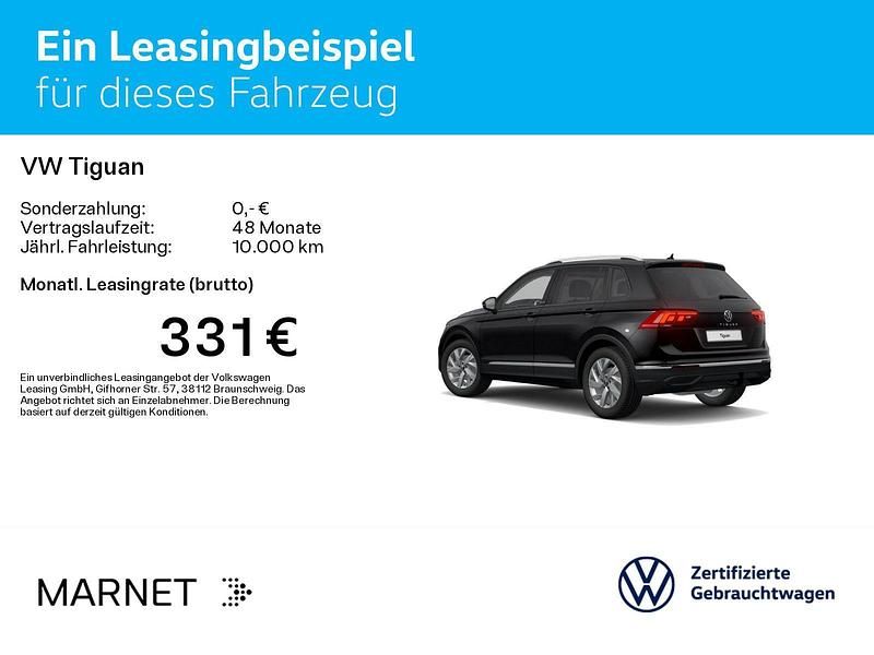 Gebraucht VW Tiguan Active 150 PS (110 kW) 2022 Deep black perleffekt SUV