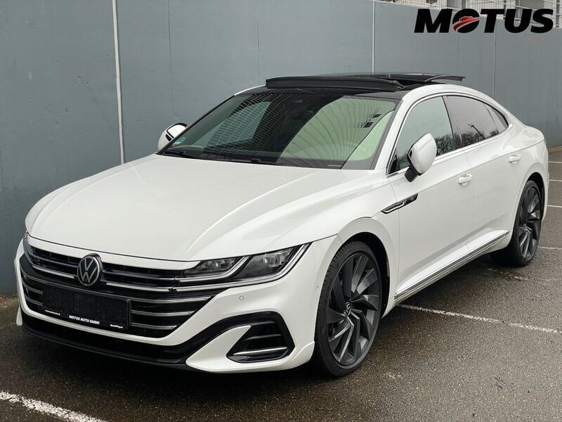 Weiß Gebraucht 2022 VW Arteon R-line Limousine | 27.980 € - Bild 1/4