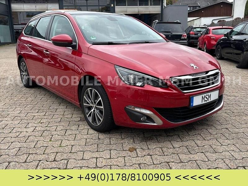 Rot Gebraucht 2015 Peugeot 308 Allure Kombi | 5.490 € (Guter Preis) - Bild 1/4