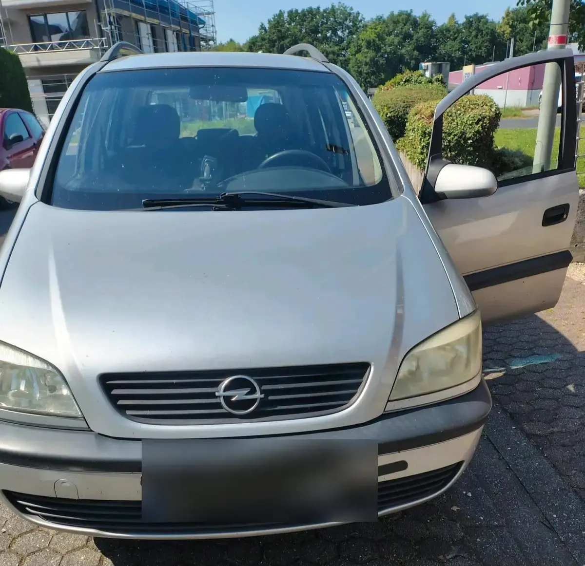 Gebraucht Opel Zafira 101 PS (74 kW) 2001 Silber Van / Kleinbus