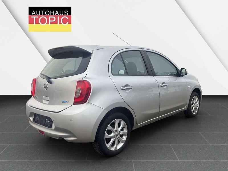 Gebraucht Nissan Micra Acenta 80 PS (58 kW) 2014 New silver (m) Kleinwagen