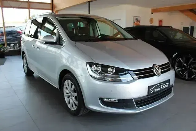Gebraucht VW Sharan Highline 150 PS (110 kW) 2018 Silber Van / Kleinbus