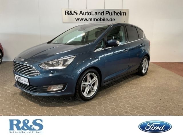 Blau Gebraucht 2019 Ford C-MAX Titanium Van / Kleinbus | 14.899 € (Fairer Preis) - Bild 1/4