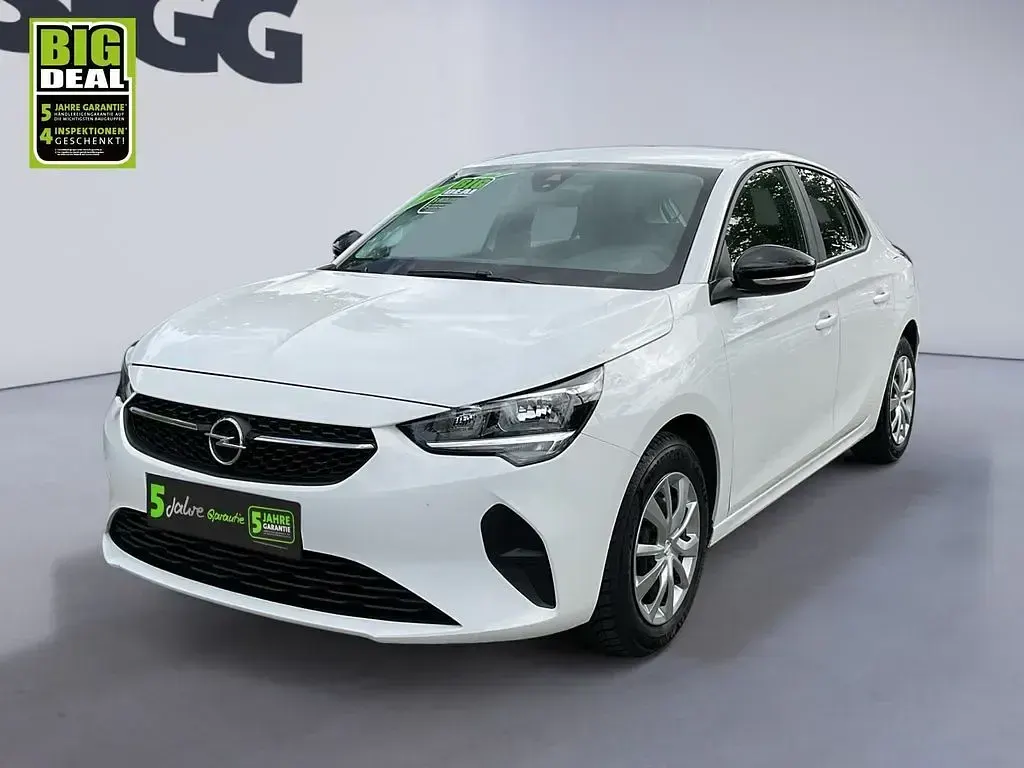 Gebraucht Opel Corsa Edition 75 PS (55 kW) 2023 Jade weiss/arktis weiss Kleinwagen