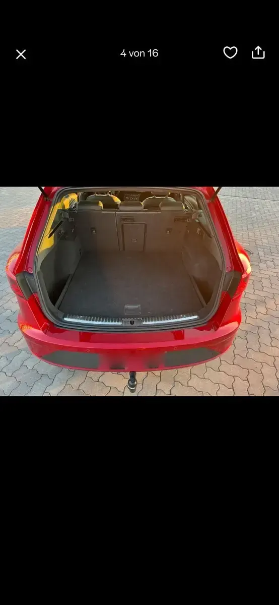 Używany Seat Leon FR 183 KM (134 kW) 2017 Czerwony Kombi