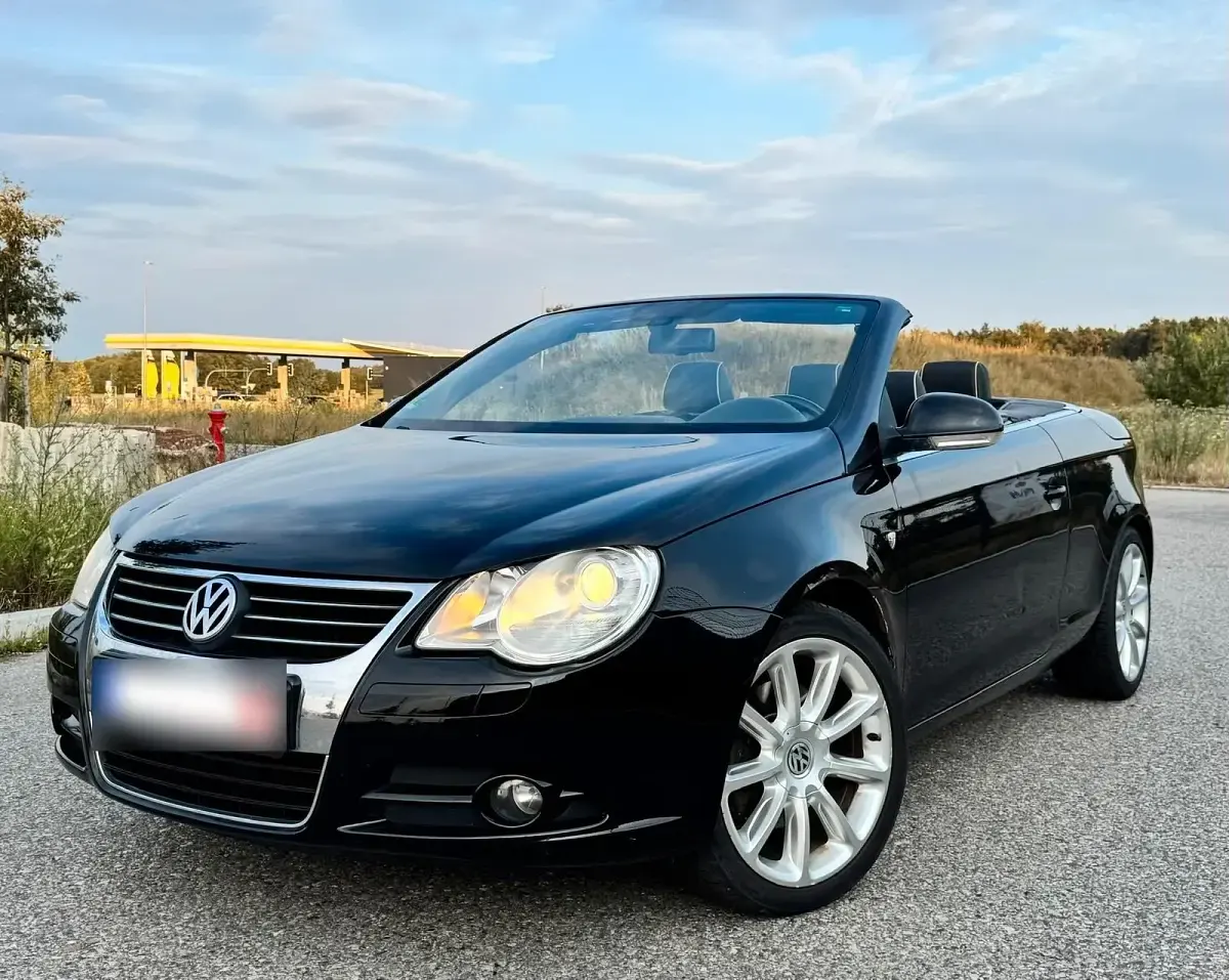 Gebraucht VW Eos 140 PS (102 kW) 2007 Schwarz Cabrio
