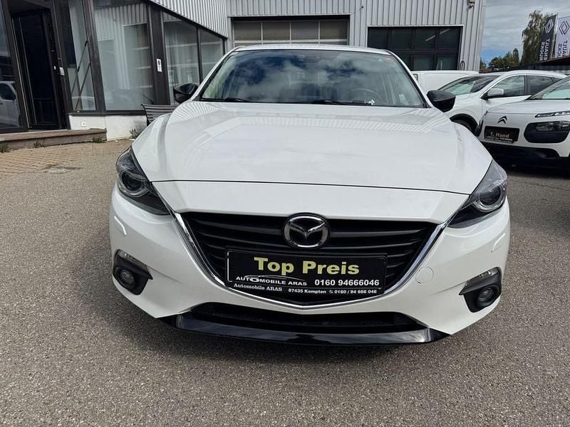 Gebraucht Mazda 3 Sports-Line 120 PS (88 kW) 2016 Weiß Limousine