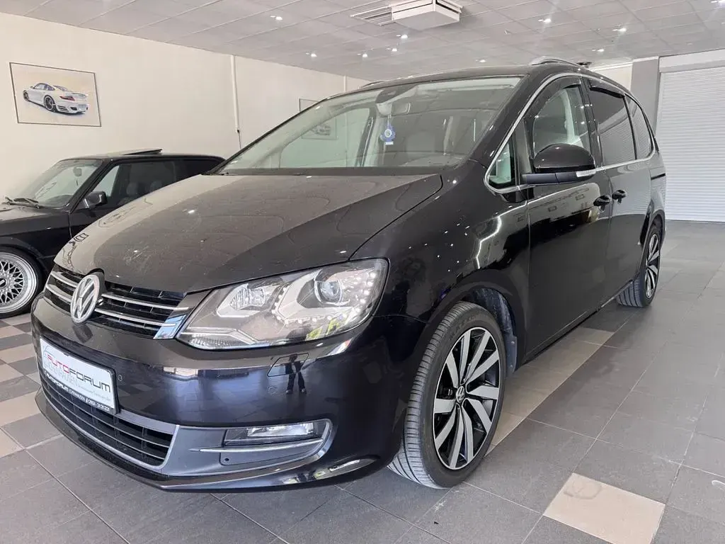 Brugt VW Sharan Highline 184 HK (135 kW) 2016 Sort MPV