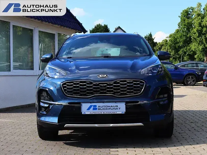 Gebraucht Kia Sportage GT-Line 185 PS (136 kW) 2019 Cosmo blue (metallic) SUV