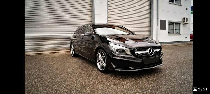 Schwarz Gebraucht 2016 Mercedes CLA250 Shooting Brake AMG line Kombi | 20.500 € (Etwas zu teuer) - Bild 1/4