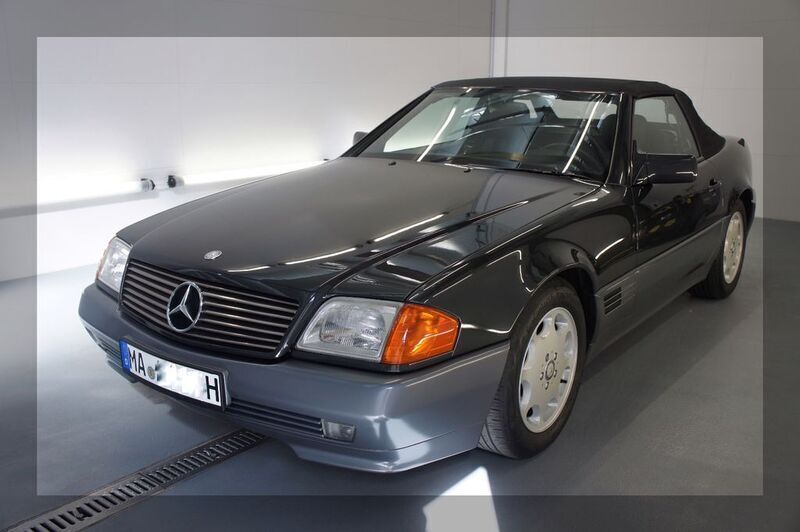 Schwarz Gebraucht 1991 Mercedes SL300 Cabrio | 19.999 € - Bild 1/4