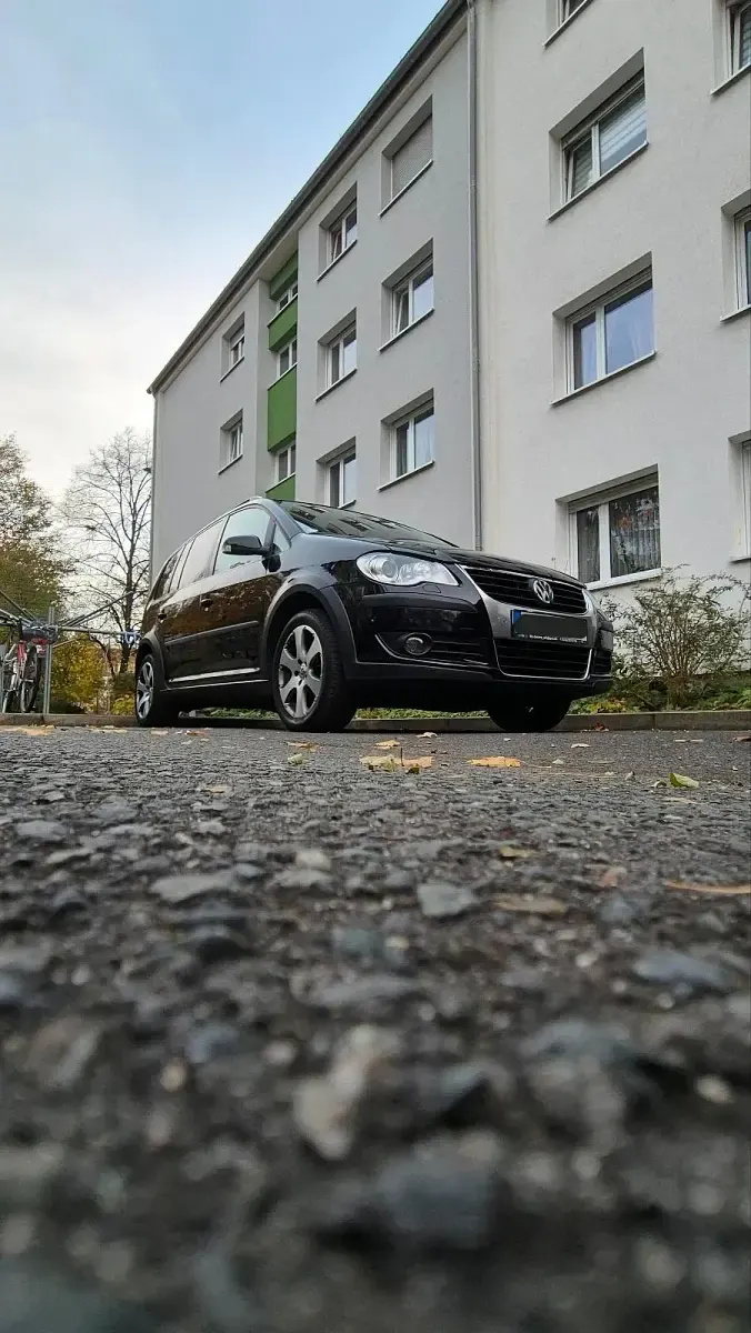 Gebraucht VW Touran Cross 170 PS (125 kW) 2008 Schwarz Van / Kleinbus