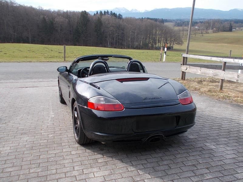 Gebraucht Porsche Boxster 228 PS (167 kW) 2003 Schwarz Cabrio
