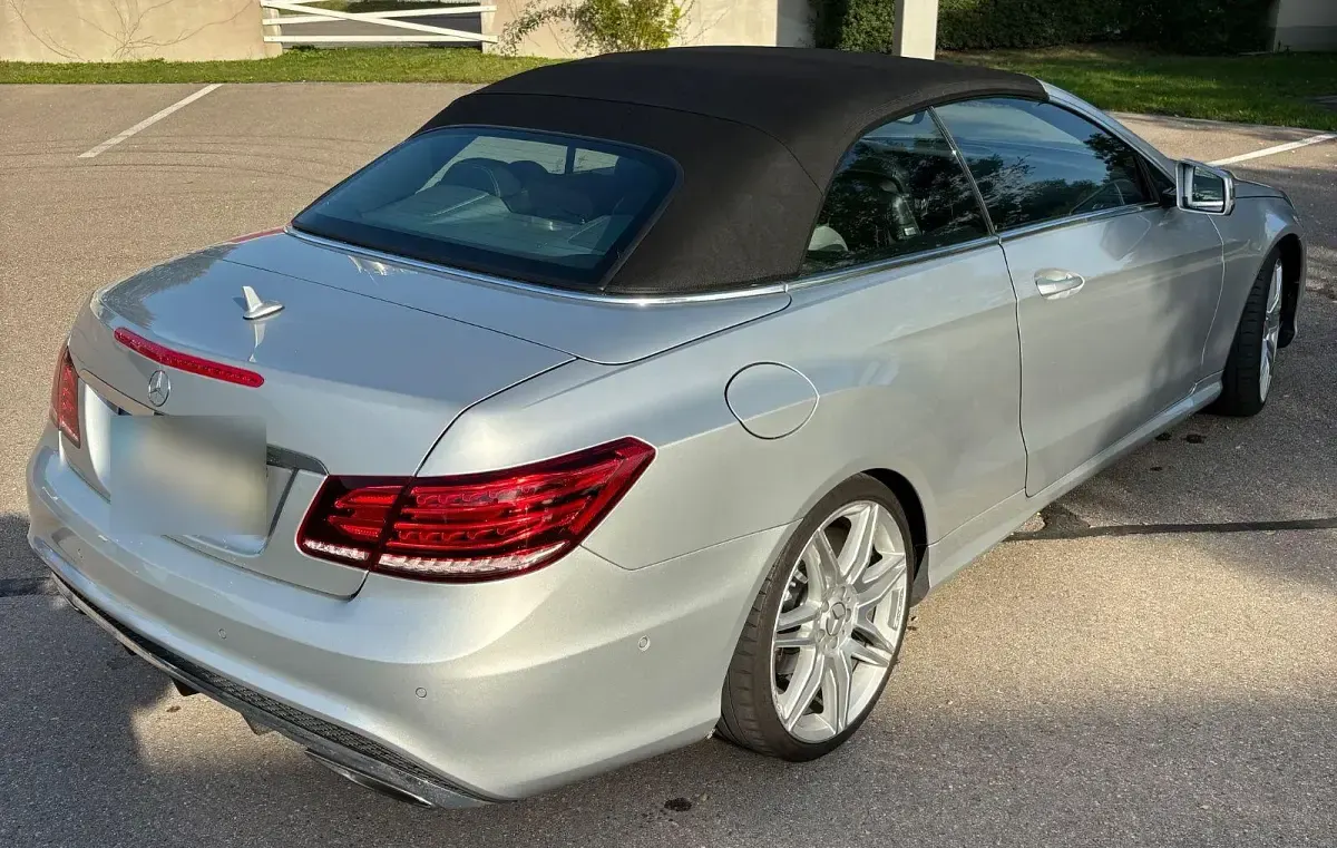 Gebraucht Mercedes E350 AMG line 252 PS (185 kW) 2015 Silber Cabrio