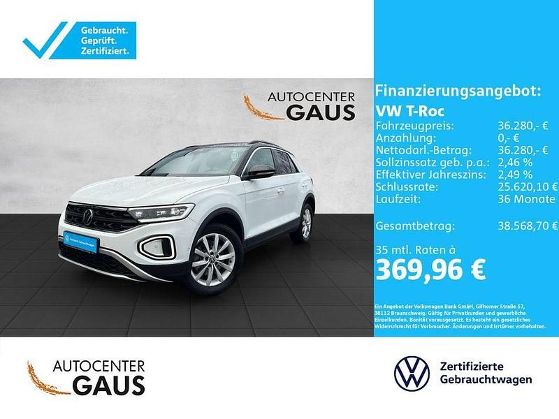 Weiß Gebraucht 2025 VW T-Roc Goal SUV | 36.280 € (Fairer Preis) - Bild 1/4