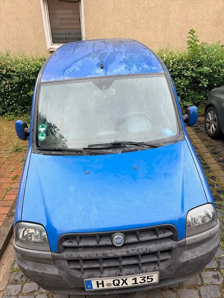Gebraucht Fiat Doblò 48 PS (35 kW) 2002 Blau Van / Kleinbus