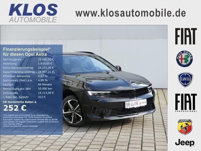 Neu Opel Astra 131 PS (96 kW) 2025 Schwarz Kombi