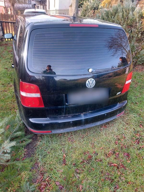 Gebraucht VW Touran 115 PS (84 kW) 2006 Schwarz Van / Kleinbus