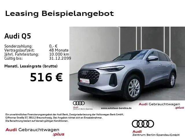 Gebraucht Audi Q5 204 PS (150 kW) 2025 Florettsilber metallic SUV