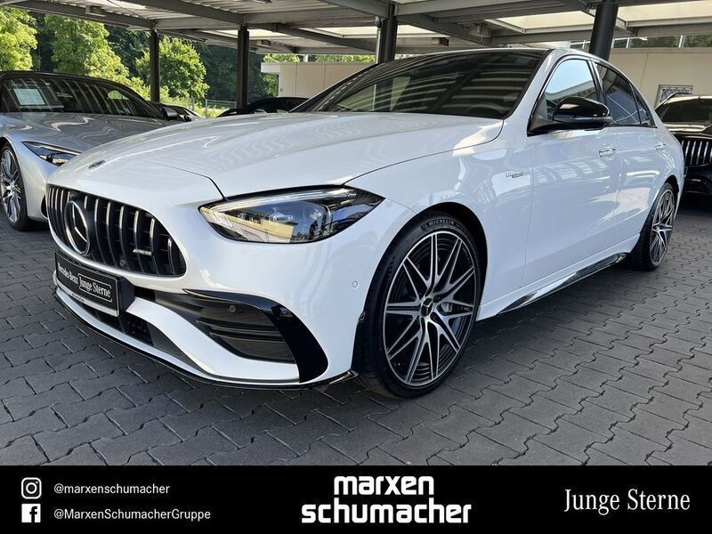 Unilack polarweiß Gebraucht 2024 Mercedes C43 AMG AMG Limousine | 67.840 € (Teuer) - Bild 1/4