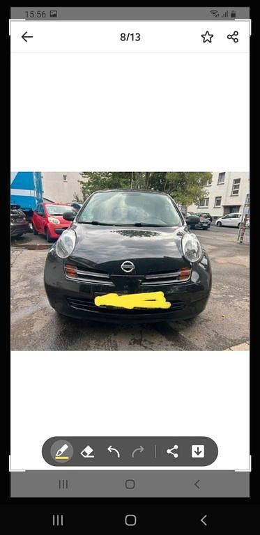 Schwarz Gebraucht 2005 Nissan Micra City Kleinwagen | 2.999 € (Fairer Preis) - Bild 1/4