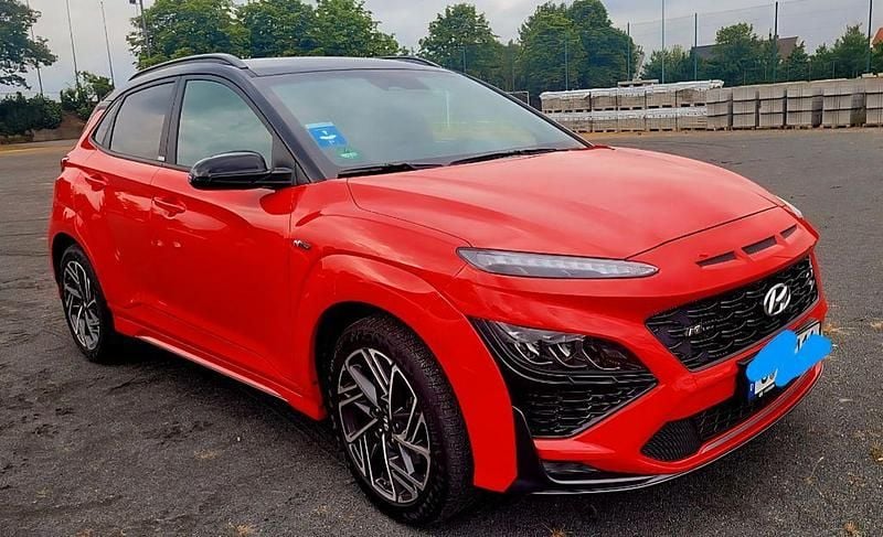 Orange Gebraucht 2021 Hyundai Kona N Line SUV | 18.500 € (Fairer Preis) - Bild 1/4