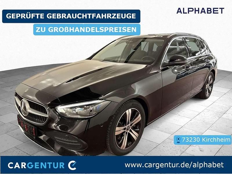 Obsidianschwarz Gebraucht 2022 Mercedes C220 Avantgarde Kombi | 28.595 € (Guter Preis) - Bild 1/4