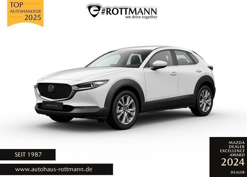Weiß Neu 2025 Mazda CX-30 Center-Line SUV | 29.970 € - Bild 1/3