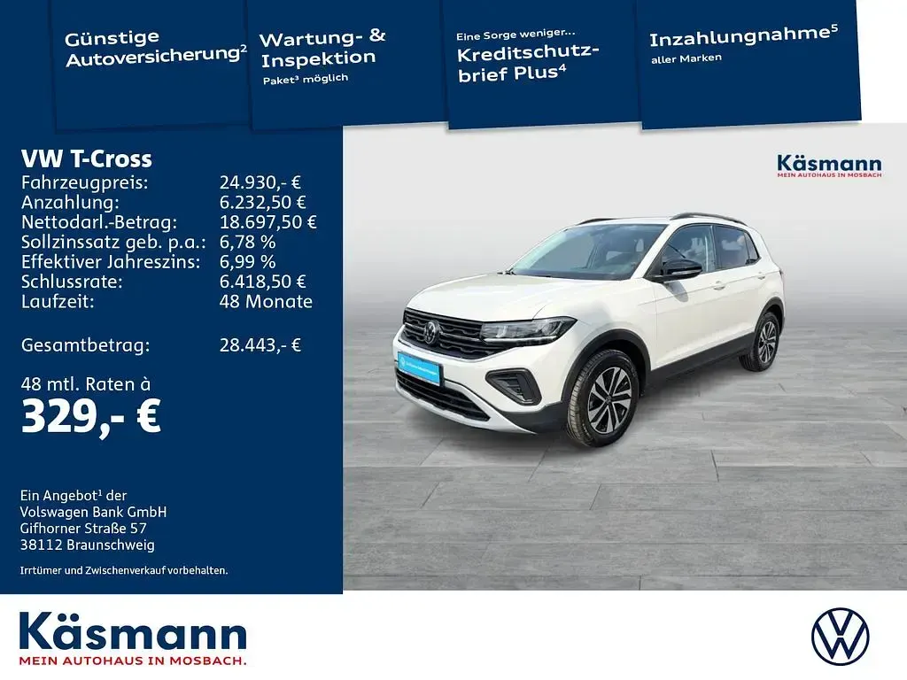 Gebraucht VW T-Cross 116 PS (85 kW) 2025 Grau SUV
