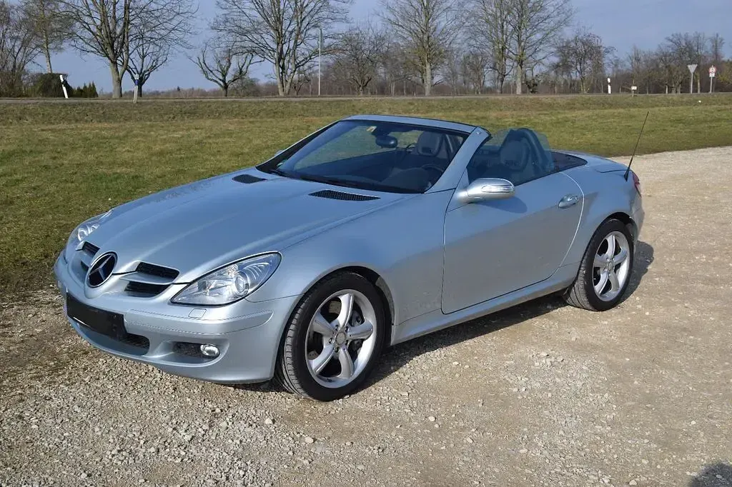 Gebraucht Mercedes SLK350 272 PS (200 kW) 2007 Silber Cabrio