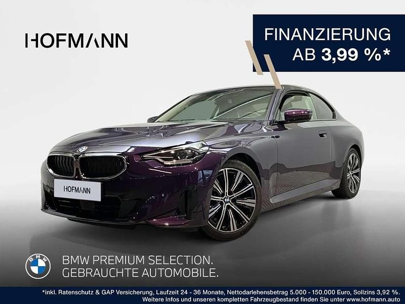 Thundernight metallic Gebraucht 2024 BMW 218 Sport Line Coupé | 32.445 € (Fairer Preis) - Bild 1/2