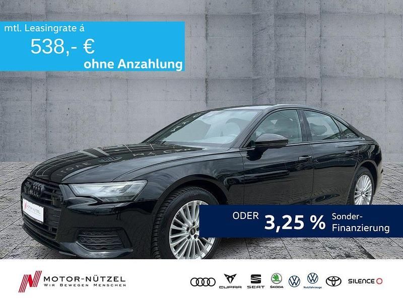 Schwarz Gebraucht 2022 Audi A6 Limousine | 35.950 € (Fairer Preis) - Bild 1/4