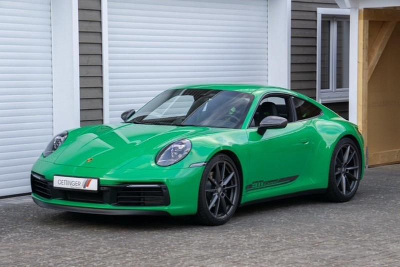 Grün Gebraucht 2023 Porsche 911 Carrera T Coupé | 129.992 € (Fairer Preis) - Bild 1/4