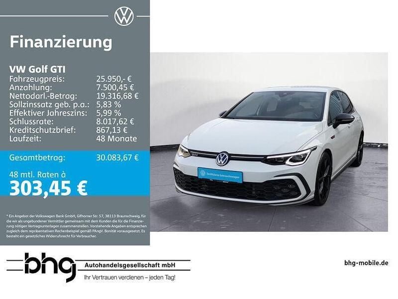 Weiß Gebraucht 2023 VW Golf VIII Style Limousine | 25.950 € (Superpreis) - Bild 1/4